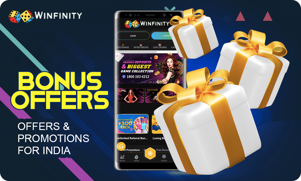 Short Information about Winfinnity Bonus Offers & Promotions for India 2023