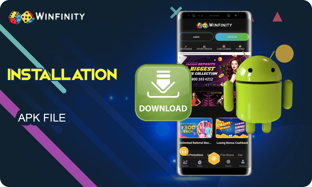 Winfinnity Apk File Installation Process