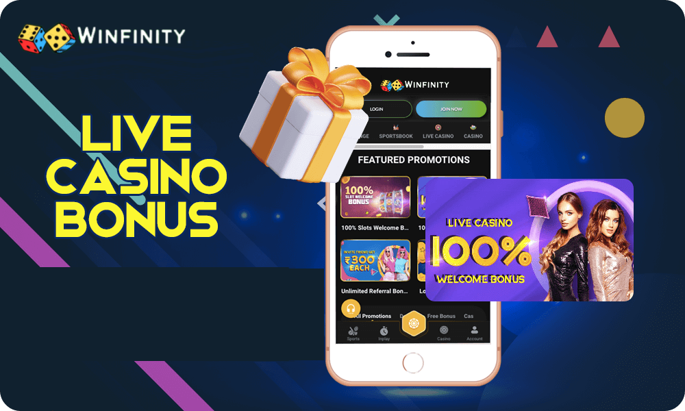 Winfinnity Welcome Bonus for Live Casino Games Overview